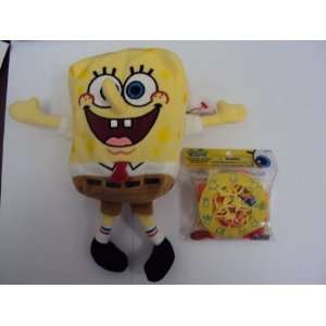 Ty Beanie Baby Spongebob Squarepants & Spongebob Squarepants Rubber 