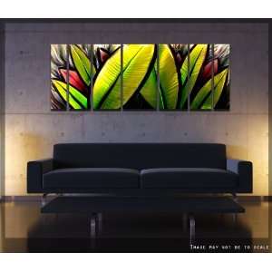  Grand Oasis Modern Abstract Metal Wall Art Painting 