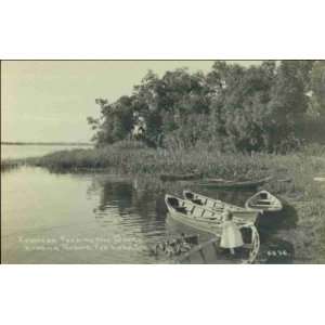   Reprint Frances Feeding the Ducks, Krasny Resort, Fox Lake, Ill