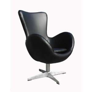  One New Contemporary Lounge Egg Chair, #3152BK Furniture 