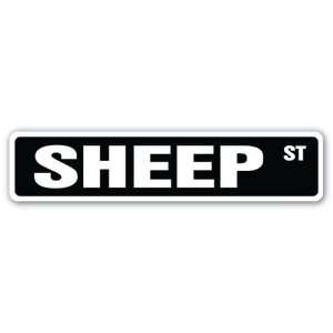  SHEEP Street Sign animal farm farmer herder gift Patio 