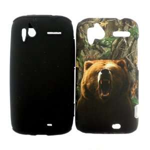  4G 4 G Grizzly Bear Animal Green Forest Design Dual Layer Hybrid 