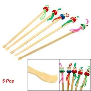  5 Pcs Cartoon Doll Decor Earwax Remover Bamboo Earpicks 