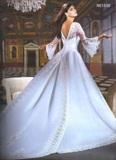 Wedding dress custom made bridal gown discount customize size on sale 