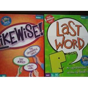  Likewise Game AND Last Word Toys & Games