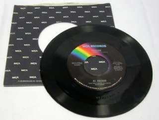 MCA 45 Record AL JOLSON Avalon/Anniversary Song  