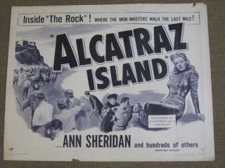 Alcatraz Island 1950 Ann Sheridan poster  