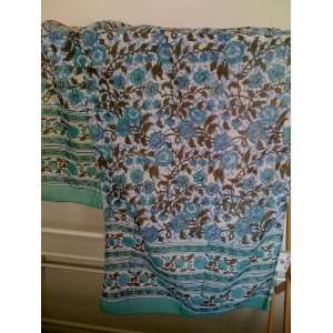  Mt Garland Blue Bo Ho Scarf from India 