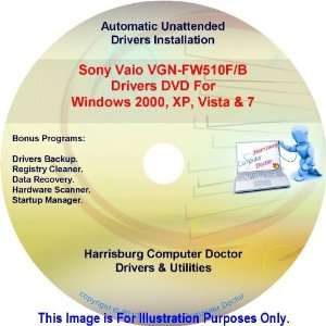  Sony Vaio VGN FW510F/B Drivers Kit DVD Disc   Windows 2000 