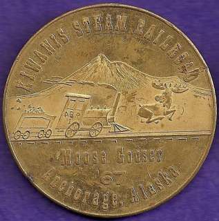   Alaska 1967 Kiwanis Alaska Centennial Moose Gooser Train  