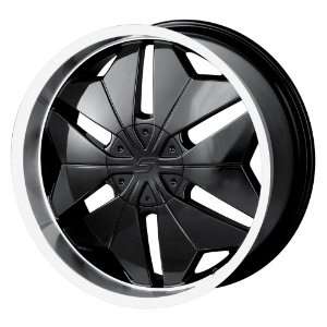  Sacchi S75 275 Black Wheel with Machined Lip (18x8.5 