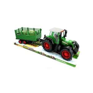  Bulk Pack of 8   Friction action toy tractor with trailer 
