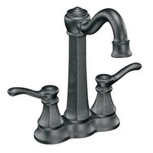  Moen 5994PW Vestige Pewter two handle high arc bar faucet 