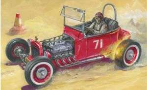 LIN72179 1929 Ford T Rod Vintage Race Car 1 24 Lindberg  