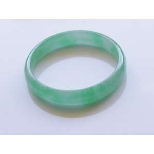   Color Icy Green Burmese Jadeite Old Jade Bangle 58mm 