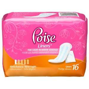  Poise Liners, Very Light 16 ea