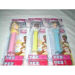 One Pez Disney Princess Character Candy Dispenser with 3 Candy Packs 