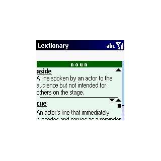  Lextionary   Dictionary and Thesaurus for Smartphone Cell 