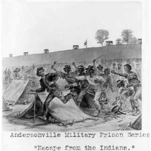  Escape from the Indians Andersonville Military Prison 