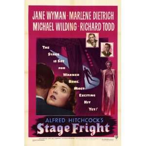  Stage Fright Movie Poster (11 x 17 Inches   28cm x 44cm 