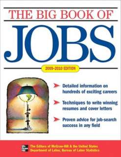   Big Book of Jobs, 2009 2010 by McGraw Hill Editors 