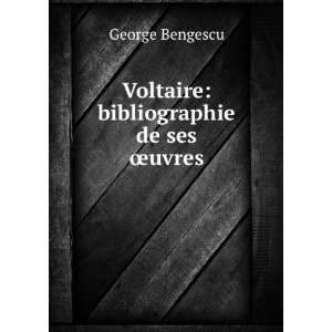    bibliographie de ses Åuvres George Bengescu  Books