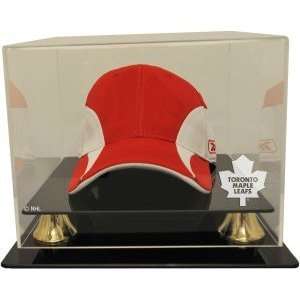  Toronto Maple Leafs Hockey Cap Display Case with Gold 