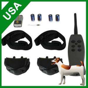   FOR 2 Dog DOG Training Shock Collar Remote Control Video Shows  