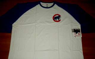 Chicago Cubs Jersey Style Raglan T shirt 5XL MLB  
