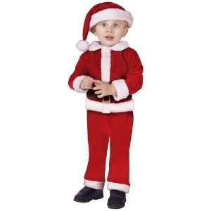  Toddler Velour Santa Suit Costume Size 24M 2T Everything 