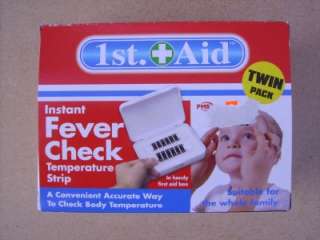 Instant fever check temperature strips first aid New  