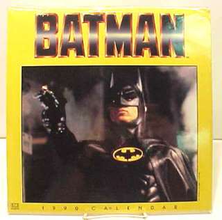 1990 BATMAN Movie Calendar  Mint Sealed  