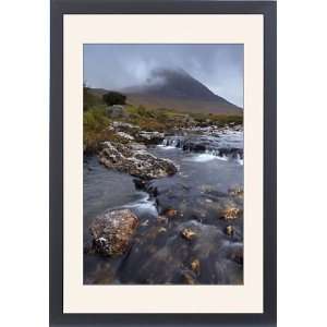   in low cloud in an autumn view of Glen Sannox, Isle of Framed Prints