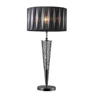  Table Lamp Black Nickel W 15 H31