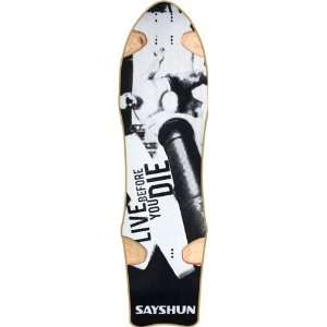 Sayshun 35 Cannonball(blem) Deck 9.5 W Grip Sale Longboards  