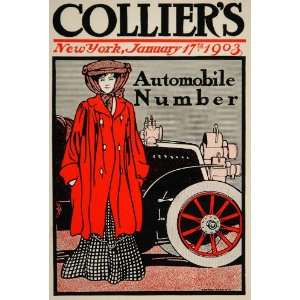  1913 Colliers 1903 Automobile No. Penfield Mini Poster 