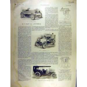  1903 Automobile Engine Motor Car Magneto Rheims Print 