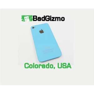  Apple iPhone 4 GSM AT&T Blue Glass Back Replacememt Cell 