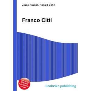  Franco Citti Ronald Cohn Jesse Russell Books
