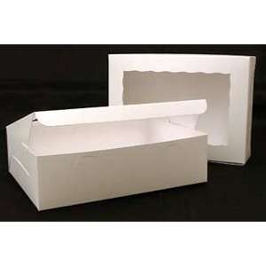  Goldas Kitchen Cake Box   10 × 14 × 4   Window   White 