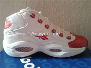 REEBOK QUESTION MID IVERSON PEARLIZED RED 2003 SAMPLE SHOES US 9 