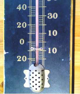 1920s Rodgers Sodas Wooden Advertising Thermometer  