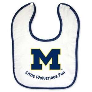  Michigan Wolverines Button Baby Bib