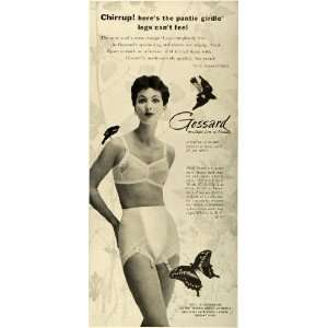  1956 Ad Gossard Shaping Pantie Girdle Underwear 