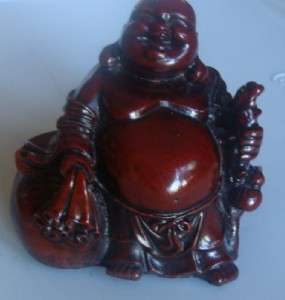 Red Buddha Budda Buda Figurine  