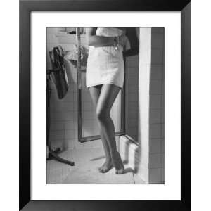  Betty Grables Famous Legs as She Stands Wrapped in a 