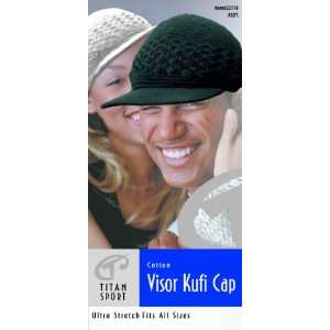  Titan Sport Cotton Visor Kufi Cap Assorted Colors #22110 Beauty