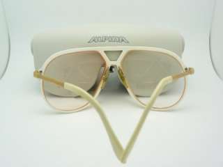 Alpina Vintage M1 Aviator Prescription Sunglasses White With Multi 