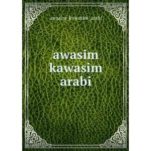  awasim kawasim arabi awasim_kawasim_arabi Books