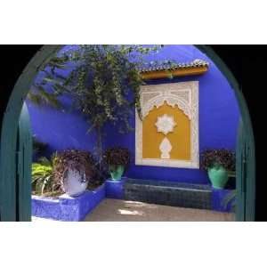  Giardino Majorelle in Stile Arabo   Peel and Stick Wall 